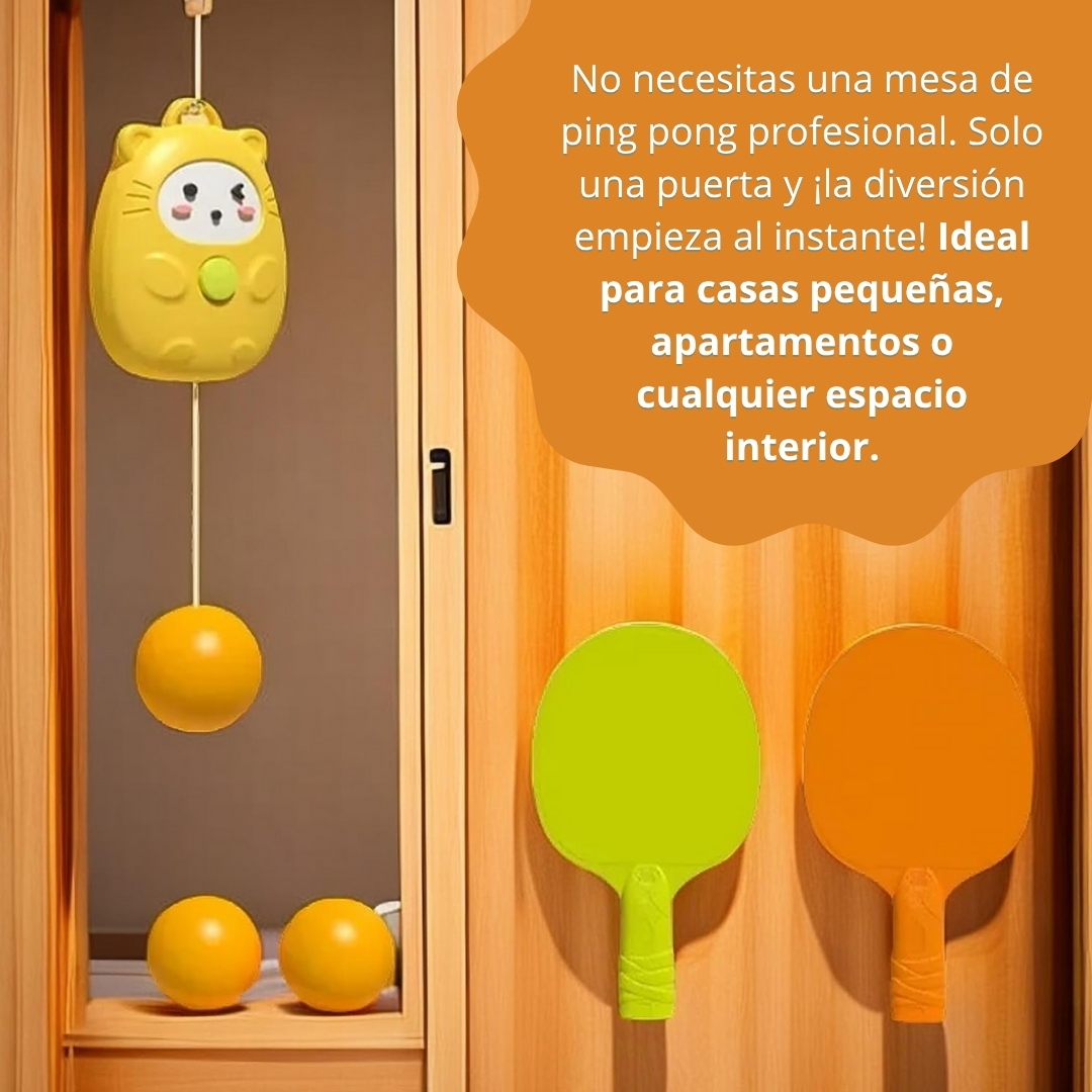 Miniatura 3 de SET DE PING PONG PORTÁTIL PARA NIÑOS
